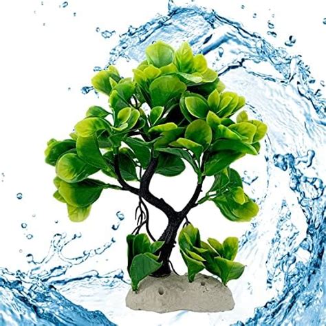 JAINSONS PET PRODUCTS Aquarium Resin Artificial Plastic Plant Fish Tank ...