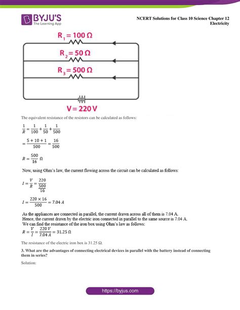 NCERT Solutions for Class 10 Science Chapter 12 的图像结果