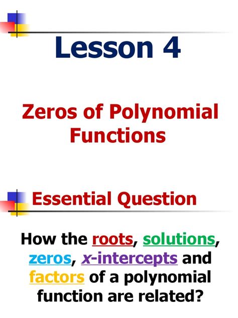 Writing a Polynomial Function Using Zeros 的图像结果