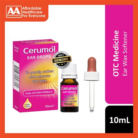 Cerumol Ear Wax Softener Drops 10mL – AA Pharmacy