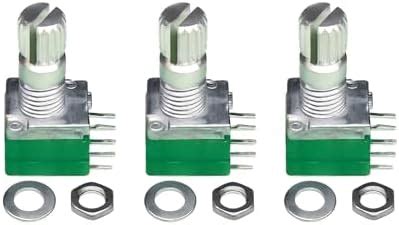 Aseab Powertail B50K 50K Ohm potentiometer Pot Washer & Nut – 6-Pin ...