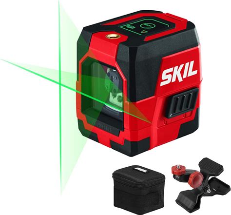 Buy SKIL 65ft. Green Self-leveling Cross Line Laser Level with ...