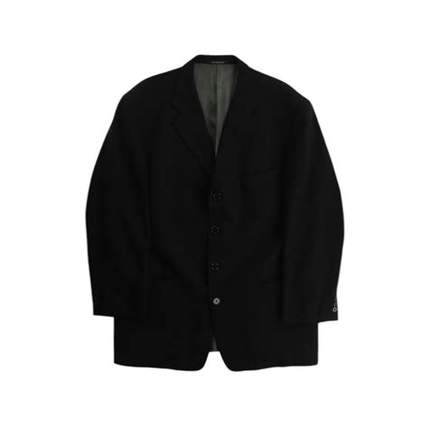 【OTSU】1980's〜vintage "GIVENCHY" 4B single tailored jacket made in USA ...