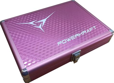 Buy Powerkraft Table Tennis Hard EVA Racket Cover CASE, Pink Online at ...