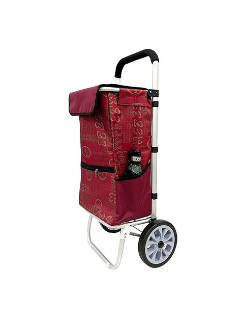 EverBest® Jumbo Shopping Trolley Bag with Wheels | Grocery, Fruits ...