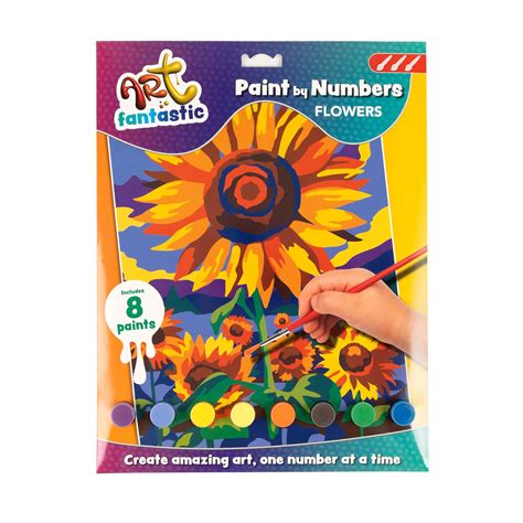 Flowers Paint by Numbers | Hobbycraft