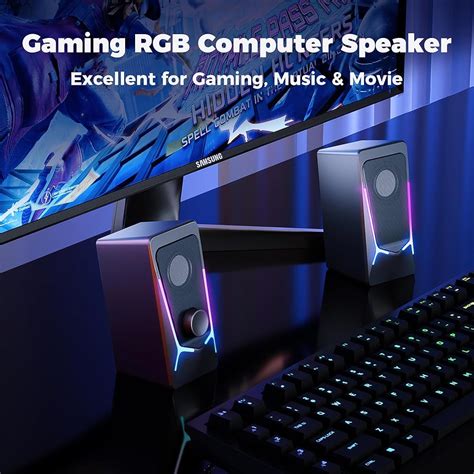 ROSON Computer Speakers, Gaming PC Speakers with India | Ubuy