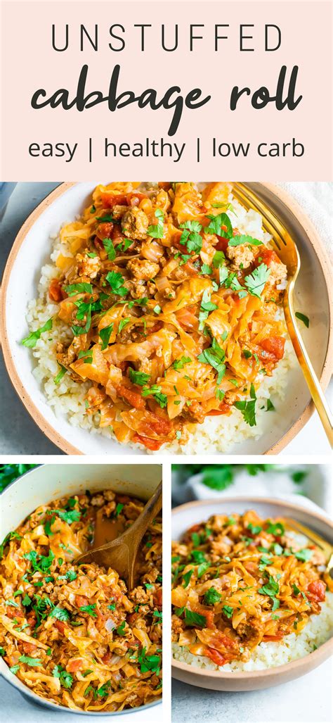 Unstuffed Cabbage Rolls | Recipe | Ground turkey cabbage recipe ...