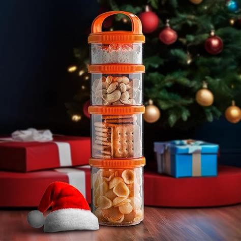 Buy 4-in-1 Modular Dry Fruit & Snack Container Online - 99Wholesale ...