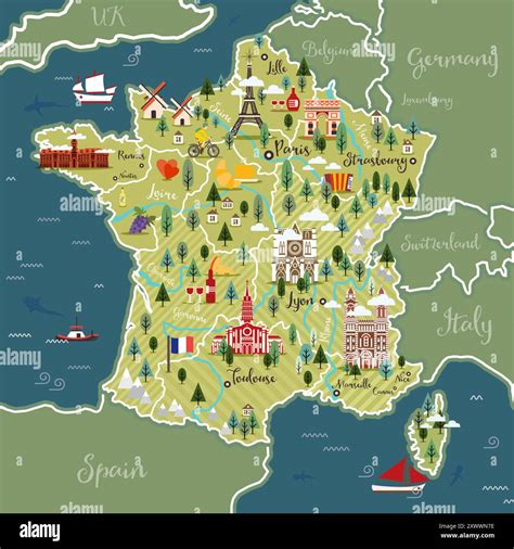 Cannes Tourist Map - size of france