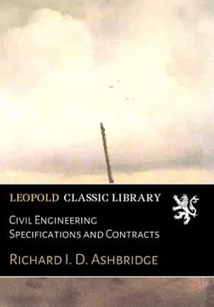 Civil Engineering Specifications and Contracts : Amazon.in: Books