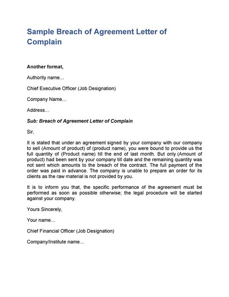 Breach Of Contract