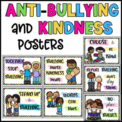 Anti Bullying Printable Posters - Printable Free Templates