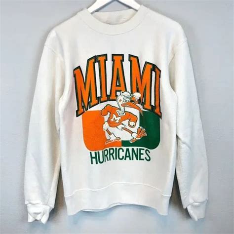 Miami Hurricanes Sweatshirt and University of Miami Hoodie - NCAA ...