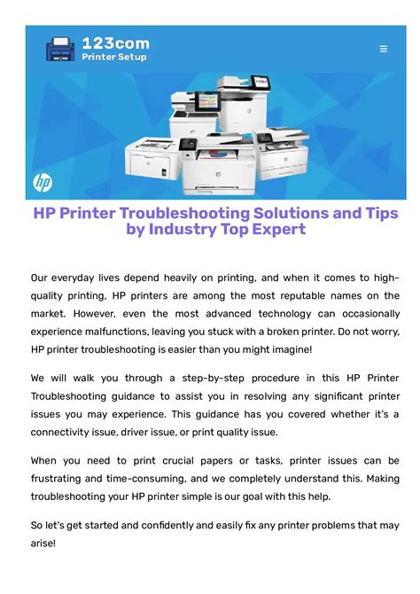 Image result for HP Printer Not Working