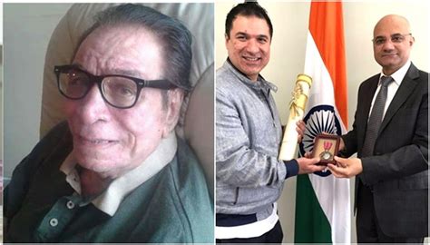 Kader Khan's Son Receives Father's Padma Shri Award In Toronto ...