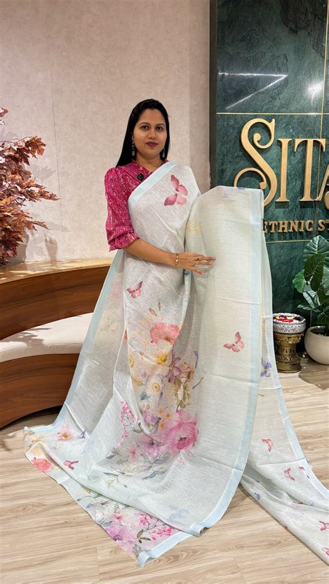 Pure linen digital print – Sitah Ethnic Studio