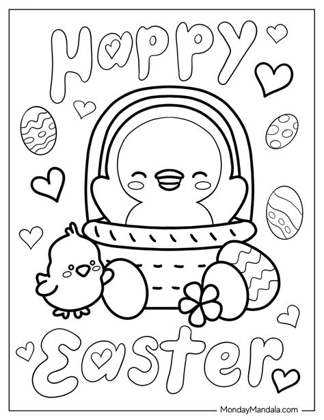 300 Easter Coloring Pages (Free PDF Printables)
