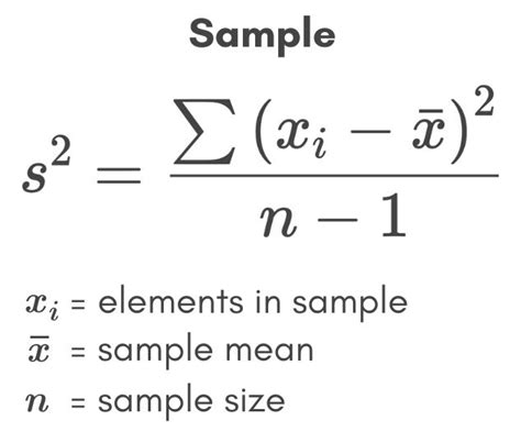 Image result for Calculate Sample Variance