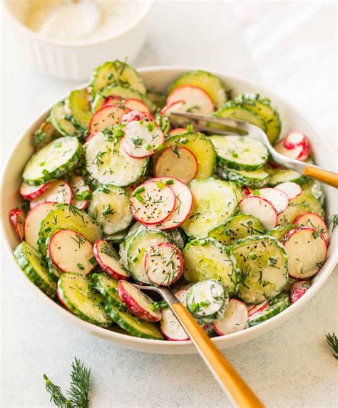 Cucumber Dill Greek Yogurt Salad Recipe This Cucumber Dill Salad Is So