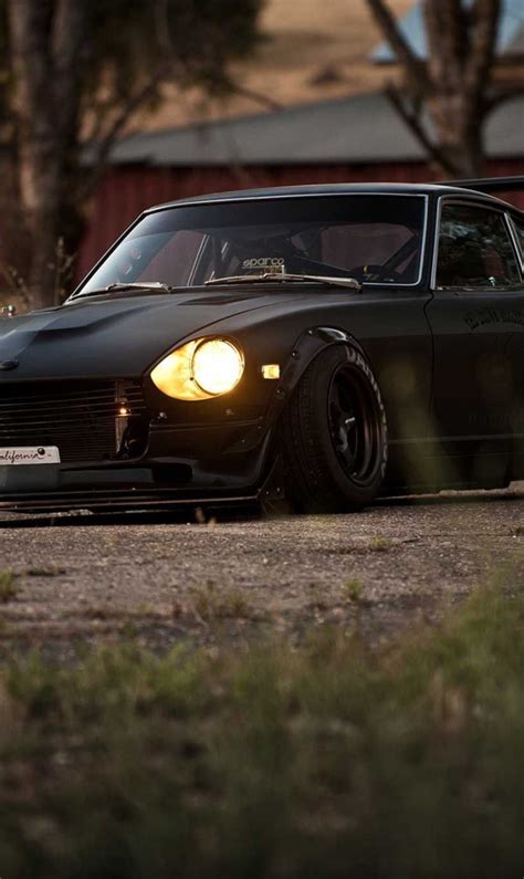 Download wallpaper car, black, datsun, 1974, 260z, Modified, section ...