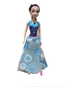 MUREN® Princess Doll with Beautiful Long Hair and LED Light, Age 2 to ...