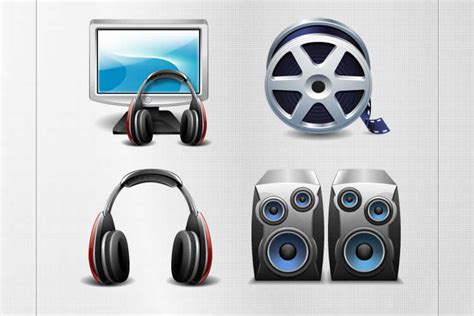 Multimedia Icon Set PNG 的图像结果