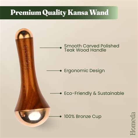 Kansa Wand for Face, Foot Massage, Body, Detox (Double Side) – Shudh Online