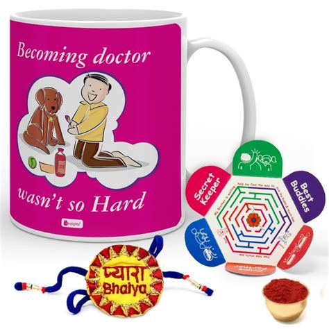 Indigifts Rakhi Gift for Brother Pyara Bhaiya with Roli, Rakshabandhan ...