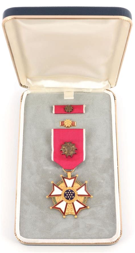 At Auction: US ARMY LEGION OF MERIT OFFICER GRADE MEDAL & CASE