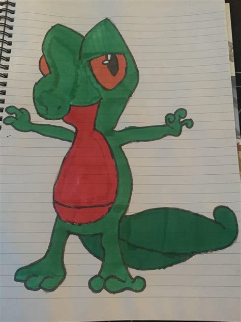 Image result for Treecko Drawing