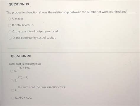Production Function Questions and Answers 的图像结果