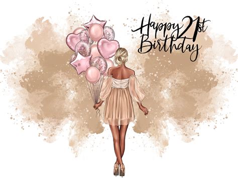21st Birthday Clipart