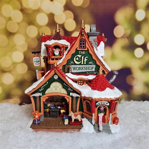 Lemax The Elf Workshop Christmas Village Model - Ruxley Manor