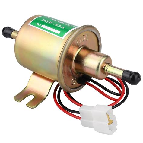 12V Low Pressure Universal Heavy Duty Gas Diesel Inline Electric Fuel ...