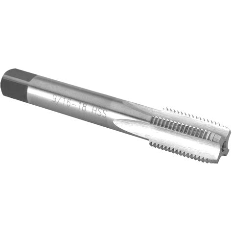 Burkit 9/16"-18 UNF Thread Tap Right Hand, HSS 9/16 x 18 UNF Straight ...