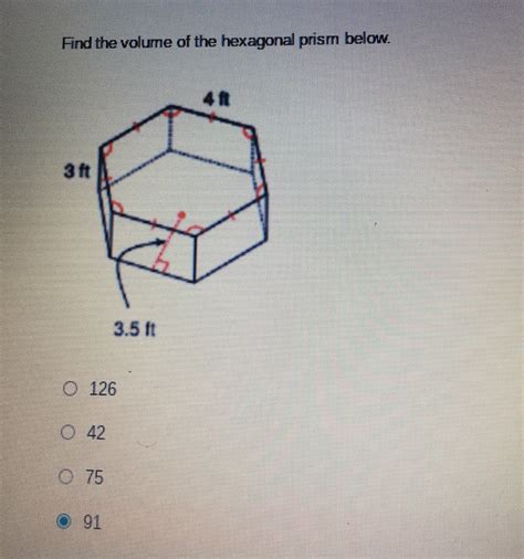 Volume Of A Hexagonal Prism Formula