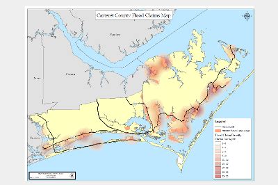 Carteret Flood Claims Map