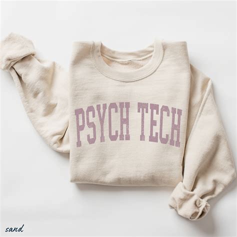 Psych Tech Sweatshirt, Mental Health Tech Crewneck, Psychiatric Technician Gift, Psychologist ...