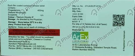 Minagest Sr 400 MG Tablet (10): Uses, Side Effects, Price & Dosage ...