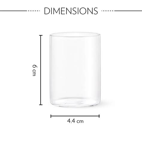 Borosil Shot Glass, Set of 6 at Best Price Online in India - Borosil