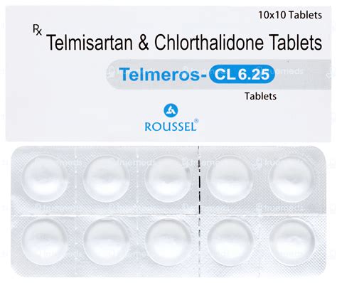 Telmeros Cl 6.25 Tablet 10: Uses, Side Effects, Price & Substitutes