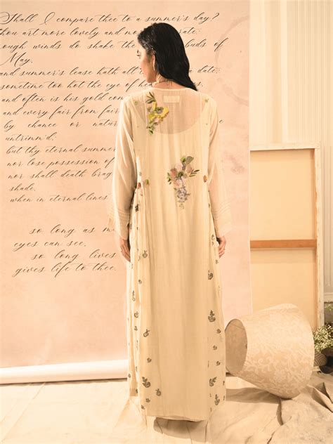 Spring Emb Center Panel Dress – Half Full Store