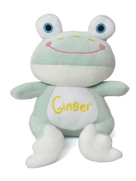 Mi Arcus Ginger Frog Soft Toy for Kids - Plush Cute Long Size Animal ...
