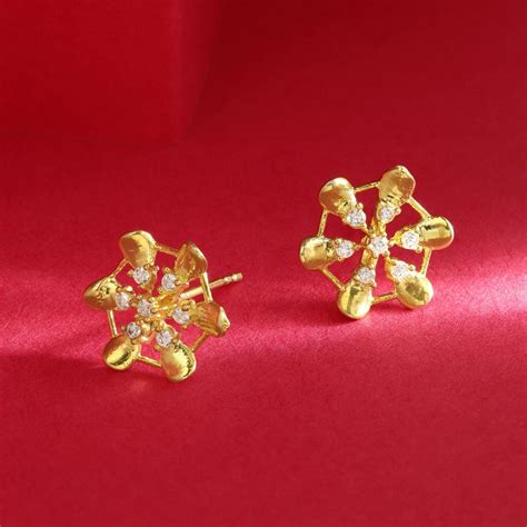 Gold Plated Silver Earring – Unniyarcha