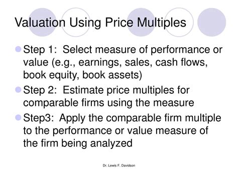 Valuation Using Multiples 的图像结果