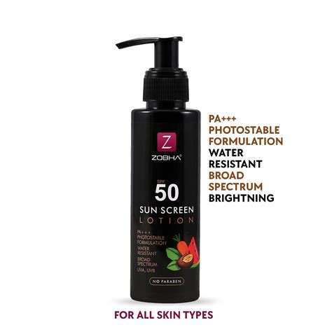 Sunscreen SPF 50 PA+++: Broad-Spectrum Protection & Moisturizer – Zobha