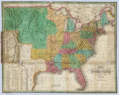Map Of America In 1830