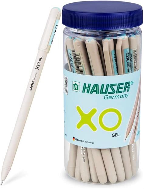 Hauser Xo Gel Pen Jar | Tip Size 0.7 Mm | Sleek Body & Minimalistic ...