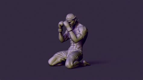 STL file muay thai fighter・Model to download and 3D print・Cults